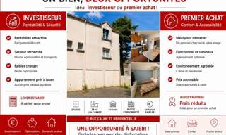 Appartement 2 Pièces 27 m² à vendre à Les Mureaux (78130)