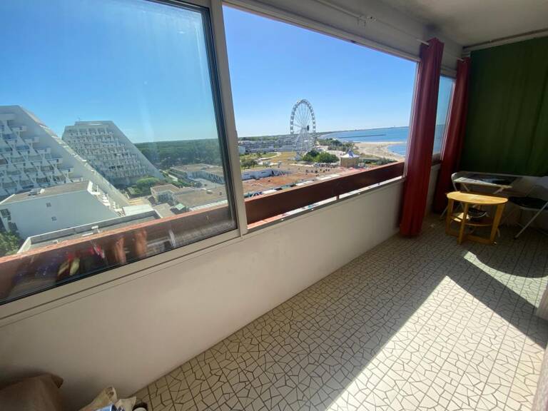 Appartement La Grande Motte 1 pièce 29,41 m2 + loggia vitrée avec vue sur mer — photo 1