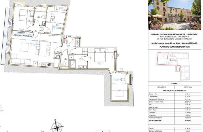 Appartement Neuf T3 bis — photo 2
