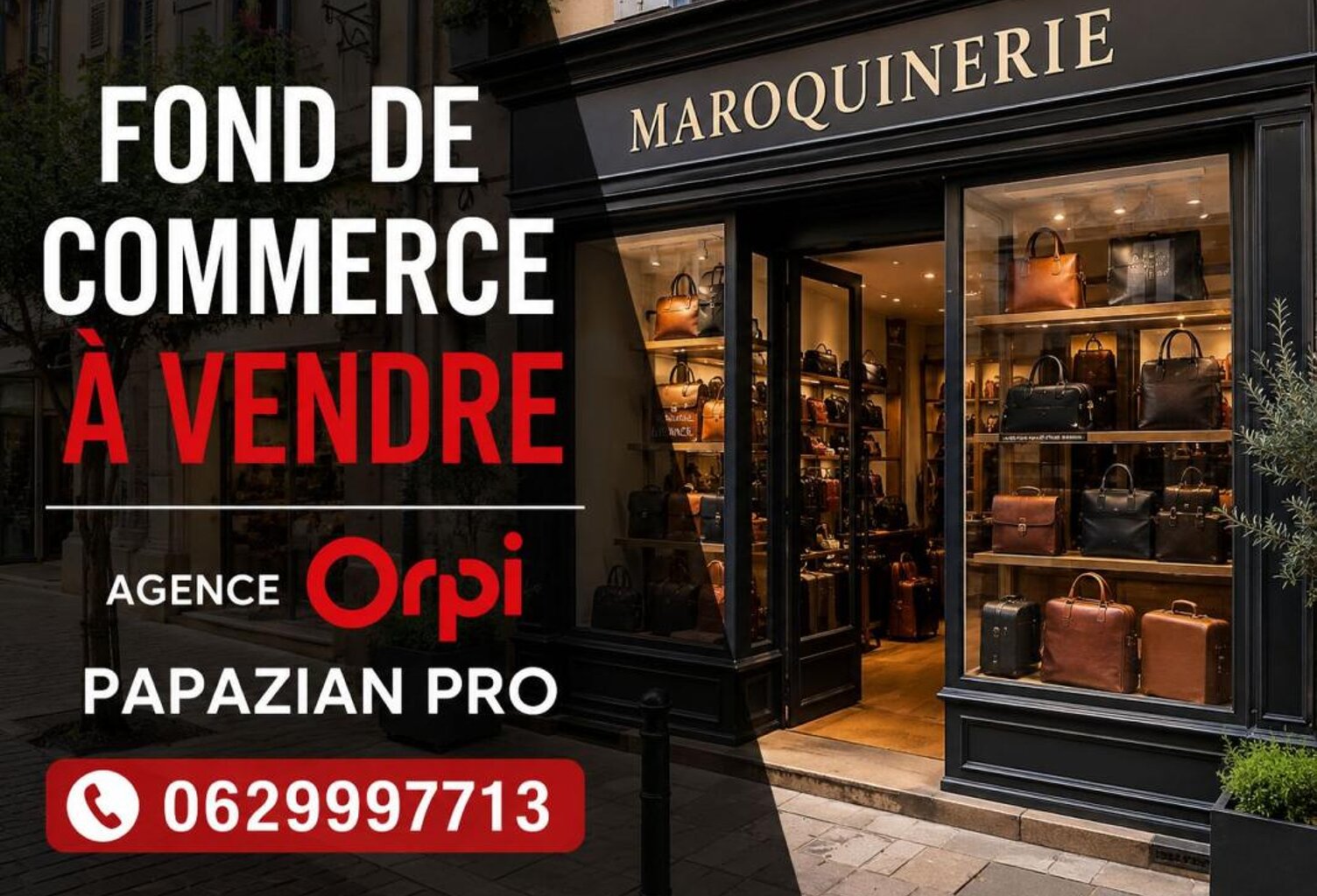 Fonds de Commerce Maroquinerie Toulon Centre Ville Emplacement numéro 1 — photo 1