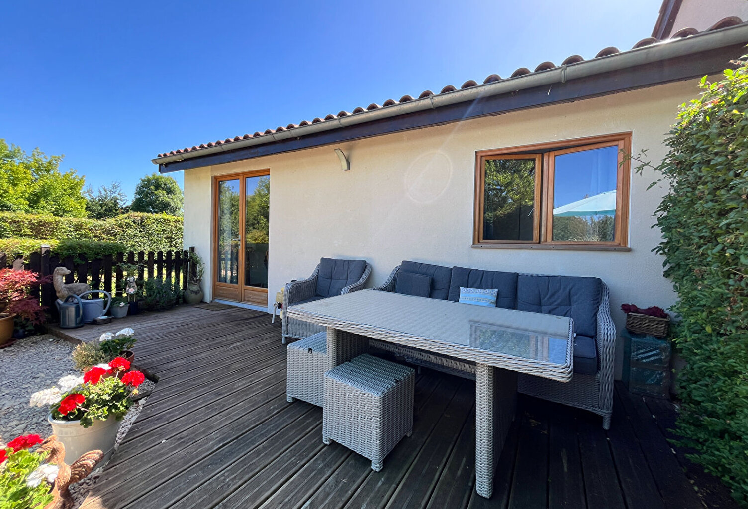 Maison de plain-pied avec piscine partagée, Villeréal — photo 1
