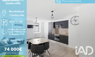 Appartement 1 Pièce 40 m² à vendre à Montbéliard (25200)