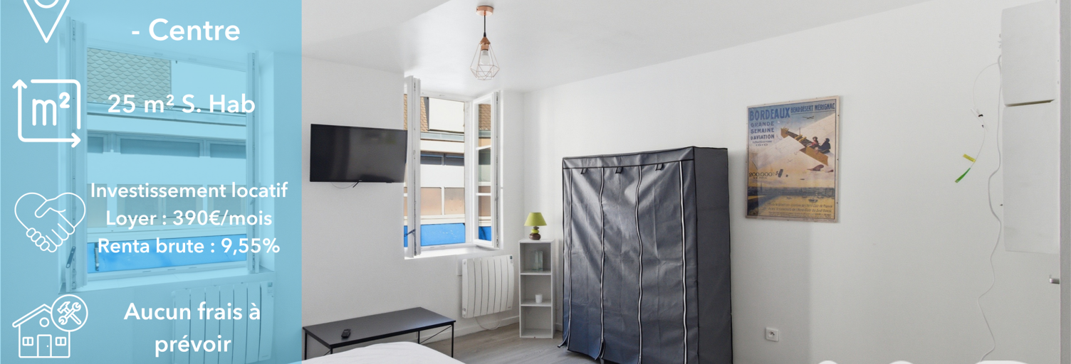 Appartement 1 Pièce 25 m² à vendre à Montbéliard (25200)