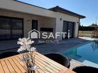 Maison contemporaine où design, confort et prestations de qualité se conjuguent autour d'une superbe piscine 7/3en PVC armé!! — photo 2