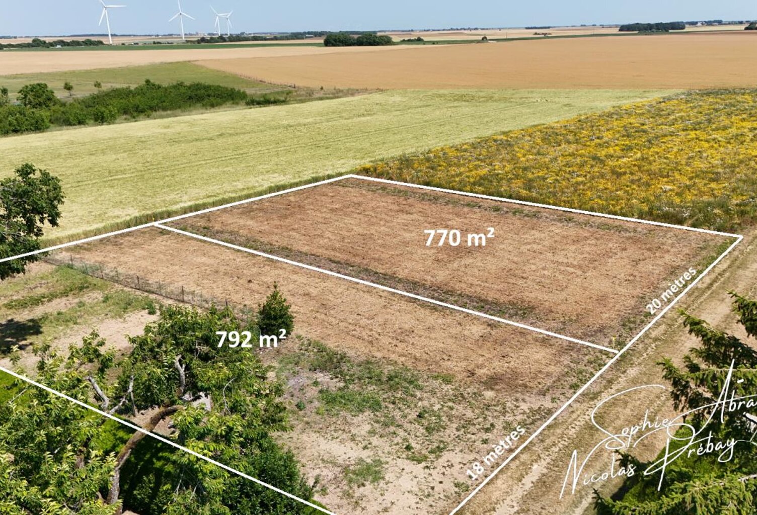 TERRAIN À BÂTIR 770m²  À LA CAMPAGNE — photo 1