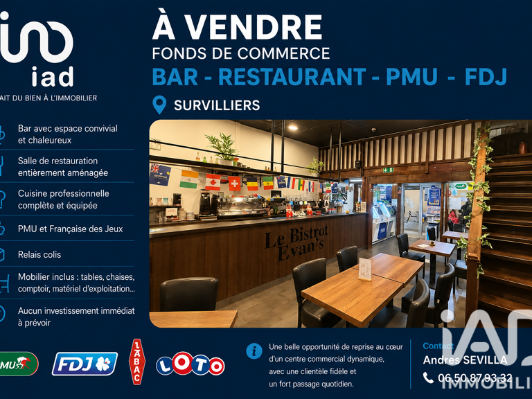 Vente Bar, Brasserie, Tabac 75 m&sup2; — photo 1
