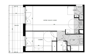 Appartement 2 Pièces 51 m² à vendre à Saint-Laurent-du-Var (06700)