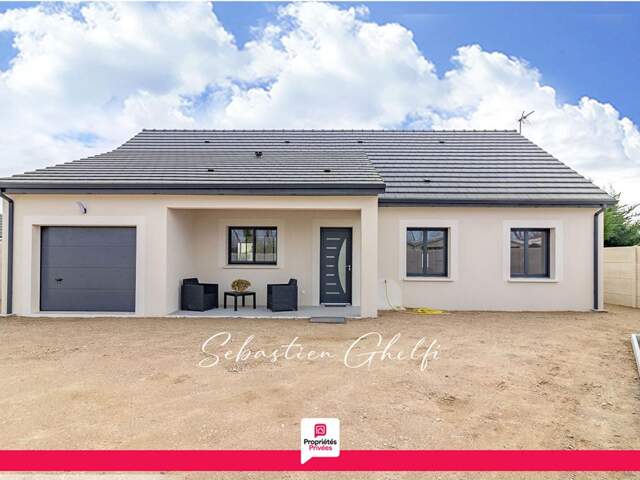 maison de plain-pied avec 3 chambres dont 1 parentale-garage-parcelle de 590 m² — photo du bien