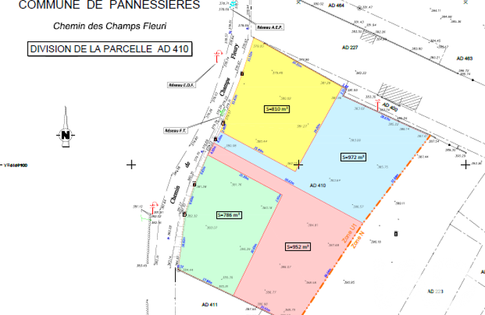 Vente Terrain à bâtir 786 m&sup2; — photo 2