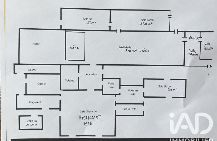 Vente Boutique/Local commercial 1 000 m&sup2; — photo 4