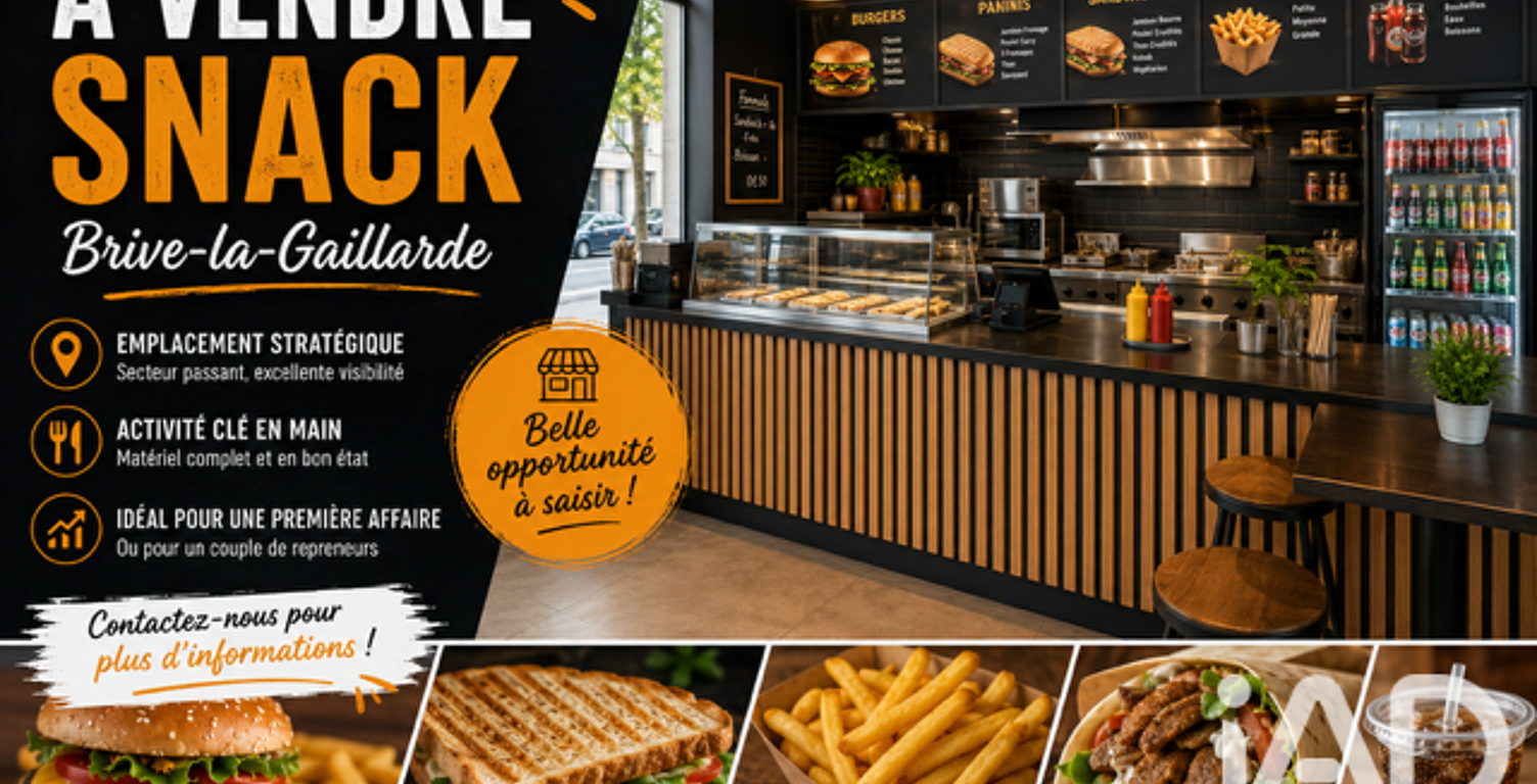 Vente Restauration rapide 40 m&sup2; — photo 1