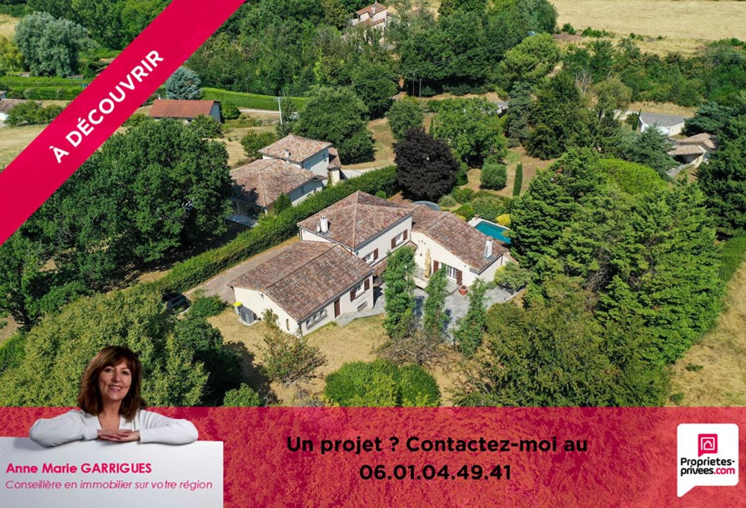 TERNAY- PROPRIETE DE CARACTERE AVEC PISCINE - TERRAIN 4 297 m² — photo 1