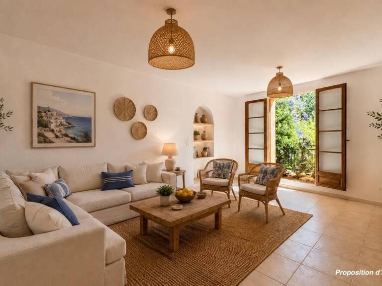 Grimaud - Appartement en duplex avec vue sur la plaine — photo 1