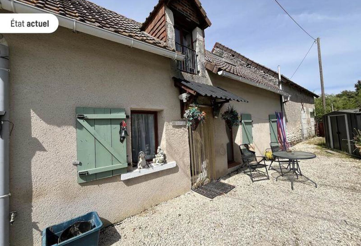Maison en pierre de 3 pièces principales — photo 1