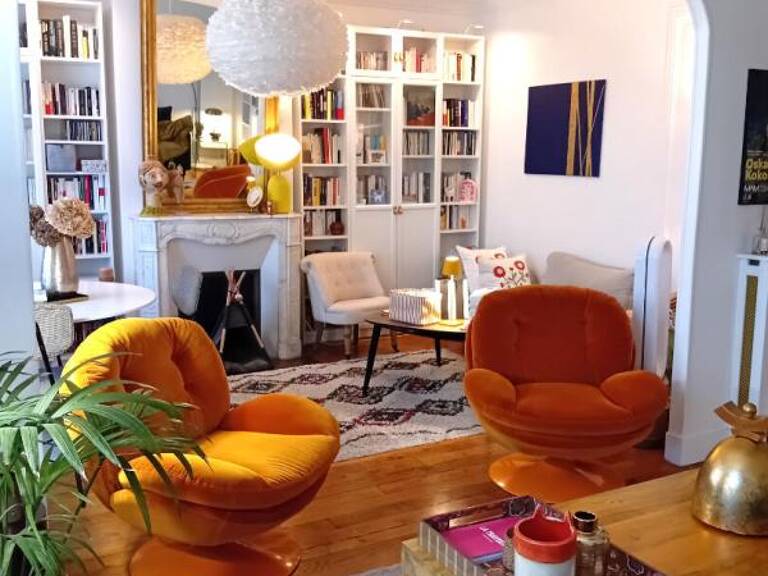 Appartement Haussmannien 75 m² traversant,  Balcons, ascenseur, chambre de service au 8 étage — photo 1