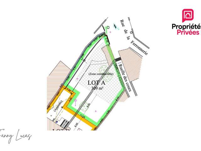 Terrain constructible de 309m2 en hypercentre — photo du bien