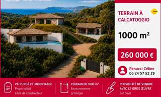 Terrain  1028 m² à vendre à Calcatoggio (20111)
