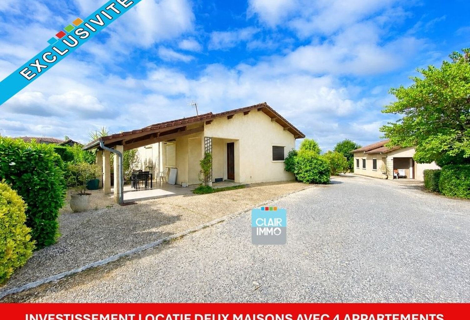 À 6 km de Barbotan-les-Thermes  Ensemble locatif de rapport — photo 1