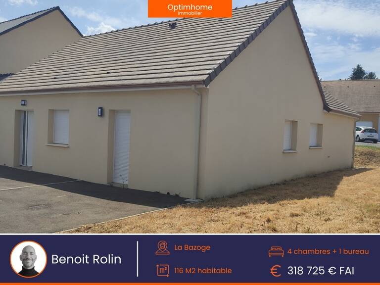 Maison à vendre 6 pièces LA BAZOGE (72) — photo 1