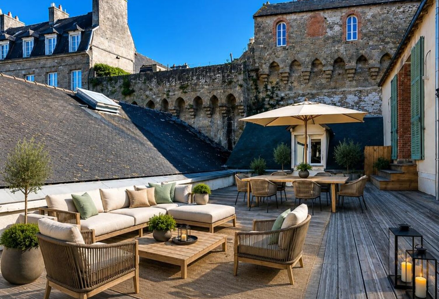 Maison de ville au pied des remparts  - 170m2 - plein centre - VANNES — photo 1