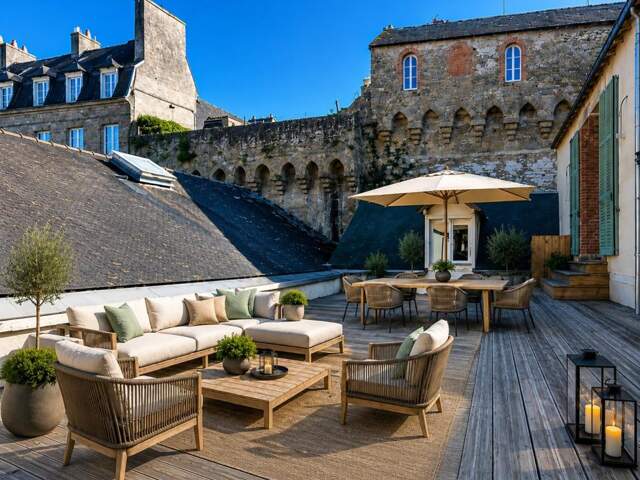 Maison de ville au pied des remparts  - 170m2 - plein centre - VANNES — photo du bien