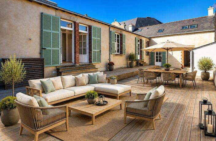 Maison de ville au pied des remparts  - 170m2 - plein centre - VANNES — photo 3