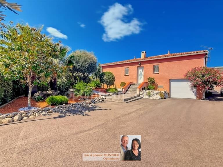 EXCLUSIVITE Montesquieu des Albères Villa récente de 4 faces de plain-pied avec piscine chauffée et Vue sur les Albères — photo 1