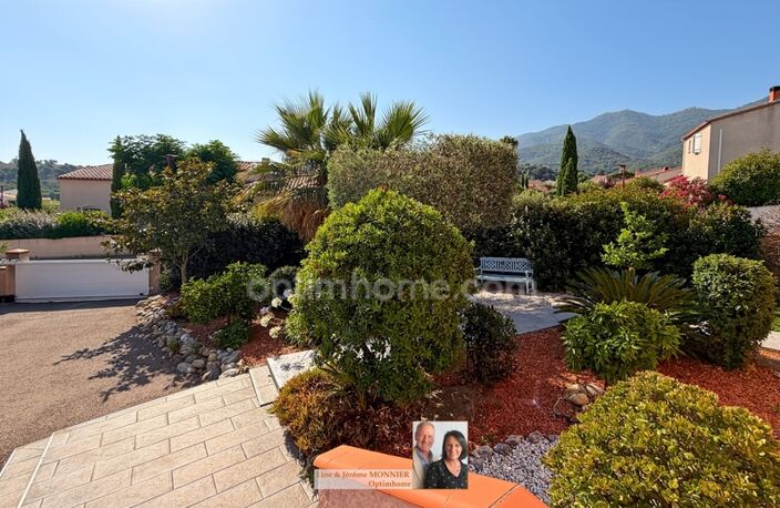 EXCLUSIVITE Montesquieu des Albères Villa récente de 4 faces de plain-pied avec piscine chauffée et Vue sur les Albères — photo 2