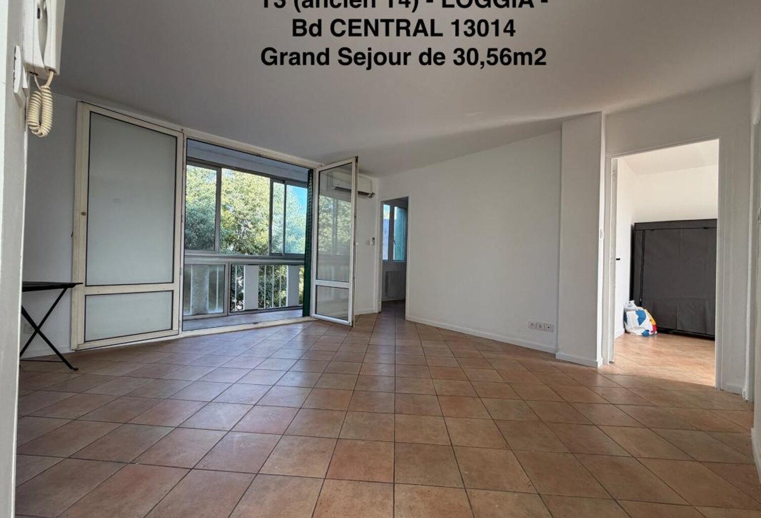BD CENTRAL 13014 - T3 de 68,48m2   - Veranda/Loggia    appartement  CLIMATISE       119 700 euro — photo 1