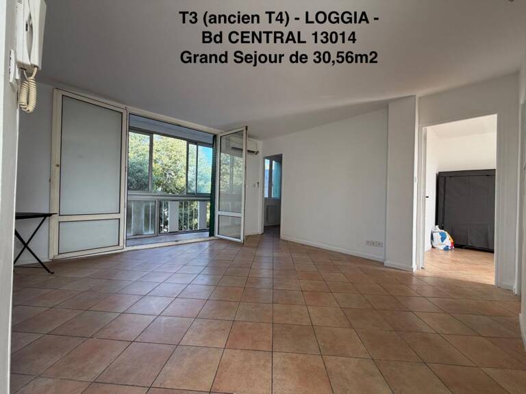 BD CENTRAL 13014 - T3 de 68,48m2   - Veranda/Loggia    appartement  CLIMATISE       119 700 euro — photo 1