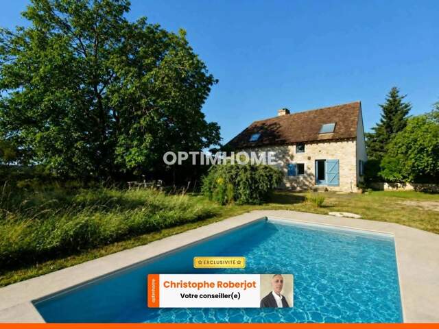 Maison Familiale ATYPIQUE en pierres située entre Chalon sur Saône et Beaune dans un havre de paix de 1700m2 et plus — photo du bien