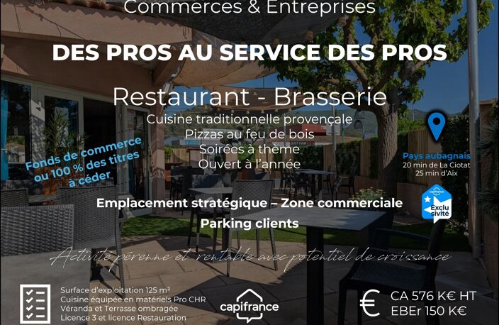 Fonds de commerce Restaurant Terrasse à céder zone commerciale du Pujol à AURIOL (13) — photo 4