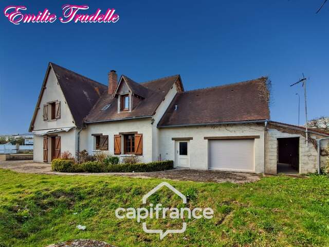 Maison à vendre 8 pièces RUILLE SUR LOIR (72) Pavillon familial de 5/6 chambres sur 205 m² avec garage quadruple — photo du bien