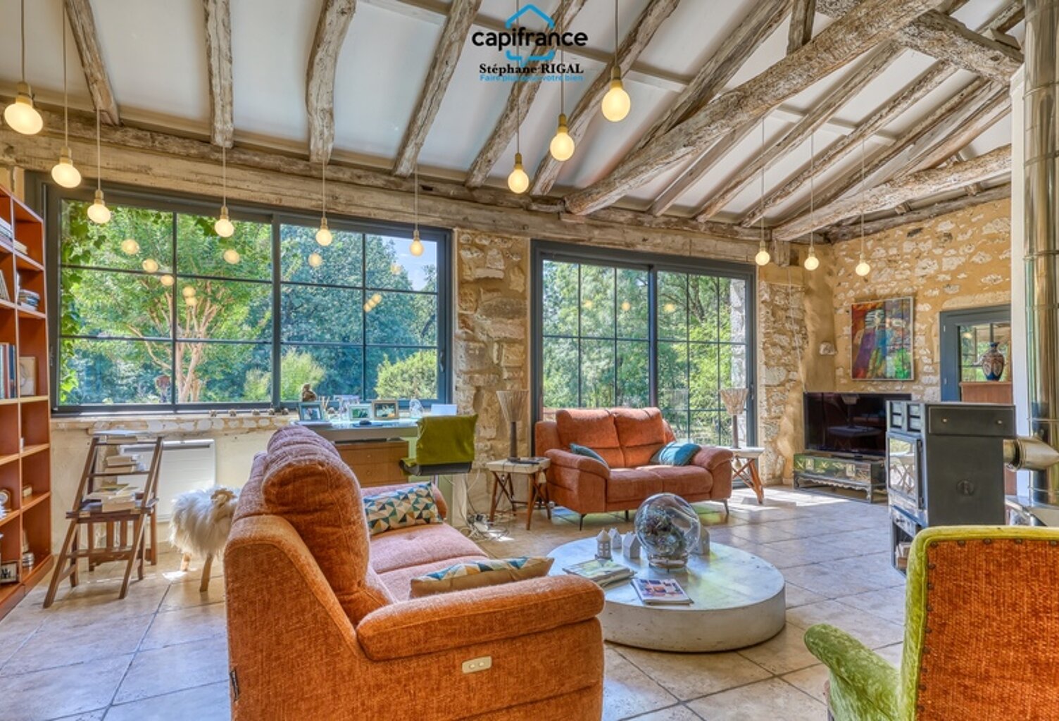 Propriete à vendre à Beaumontois en Périgord, Maison et gîte de 340m2 habitables sur 1,7ha avec piscine — photo 1