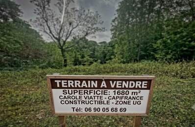 Terrain constructible à vendre 1680M2 SAINTE ANNE (971) — photo du bien