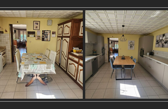 Maison mitoyenne 250 m² , jardin , 2 garages + carport, , 7 chambres, centre-ville Corcieux — photo 4