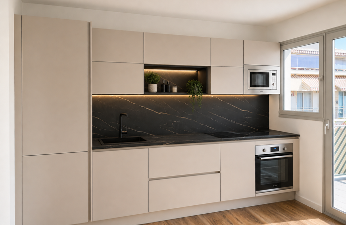 3 pièces d'exception   63 m2   Rénovation haut de gamme   Vu — photo 3
