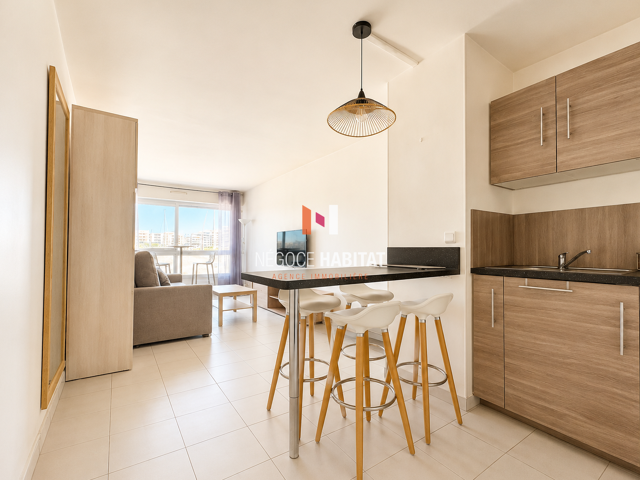 Appartement T1 bis à vendre - Carnon — photo du bien