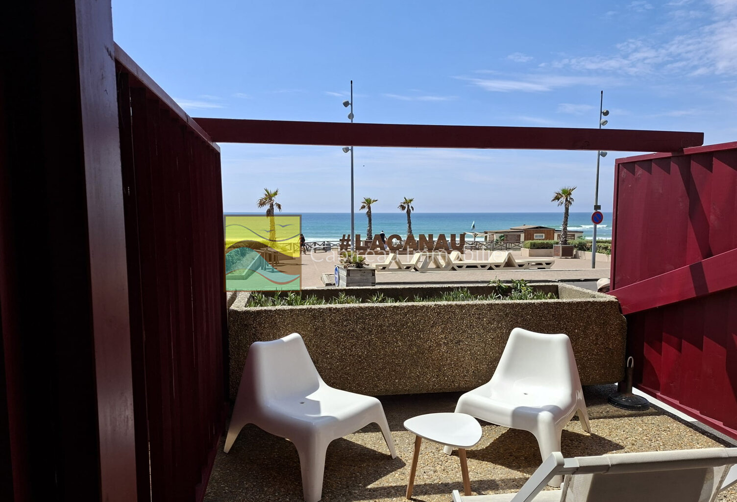 Appartement T2 de 29 m2 - RDC vue océan — photo 1