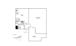 Appartement 1 Pièce 32 m² à louer à Marseille 5 (13005)