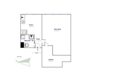 Appartement 1 pièces 415 €