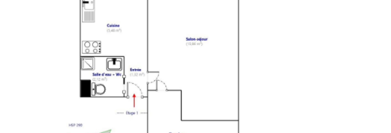 Appartement 1 Pièce 32 m² à louer à Marseille 5 (13005)