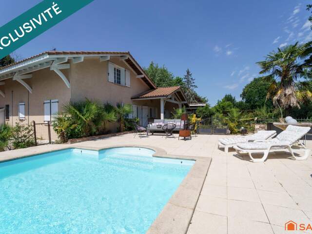 Villa landaise avec piscine à Léon. — photo du bien