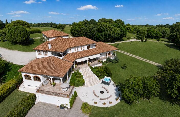 Propriété d'exception avec maison d'amis, parc paysager et plus de 4 hectares  Laroque-Timbaut — photo 3