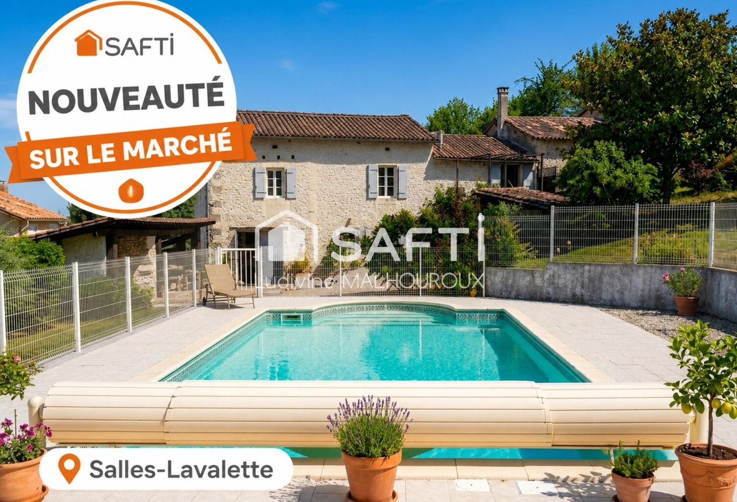 Propriété de charme avec piscine — photo 1