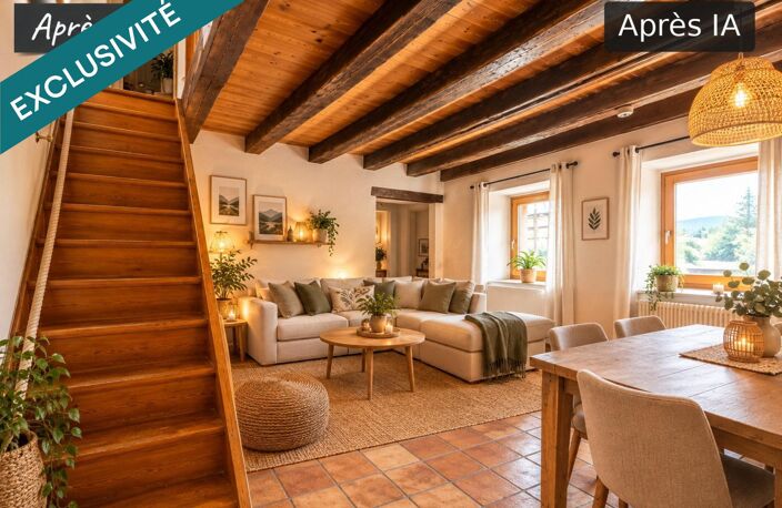 A VENDRE A PERRIGNIER - Maison de village de caractère avec fort potentiel  110 m²  Terrain de 1 069 m² — photo 3