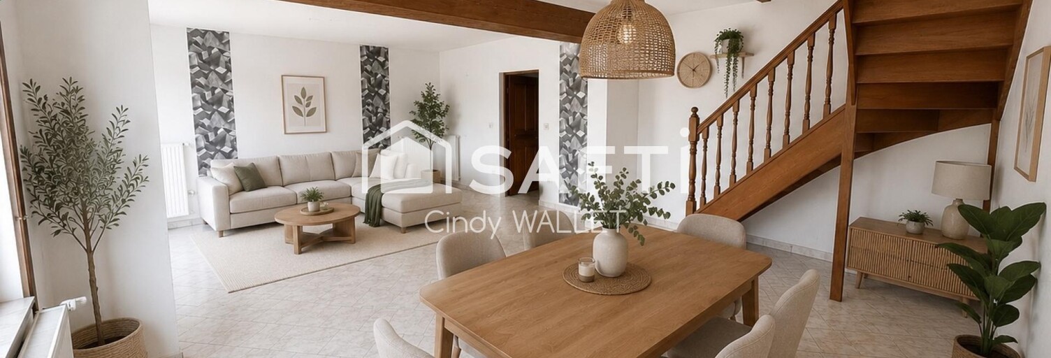Maison 6 Pièces 128 m² à vendre à La Vallée-au-Blé (02140)