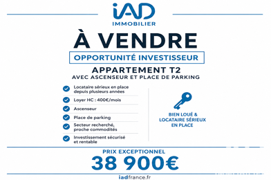 Appartement 2 pièces 38900 €
