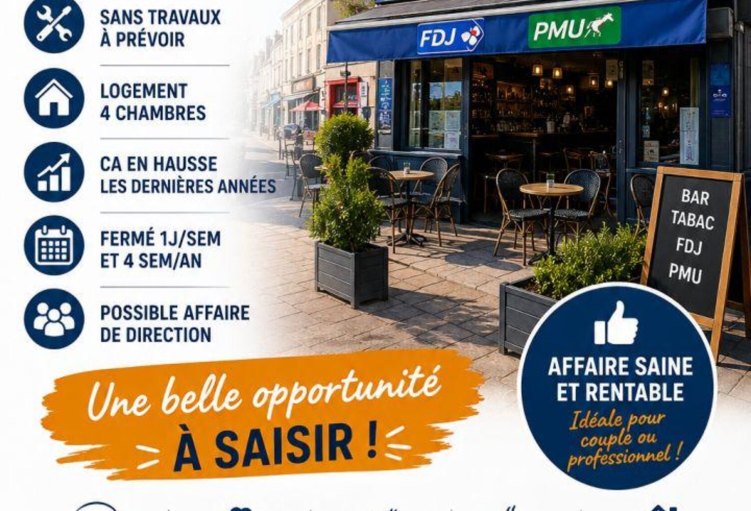 Vente Bar-tabac 1 m&sup2; — photo 1