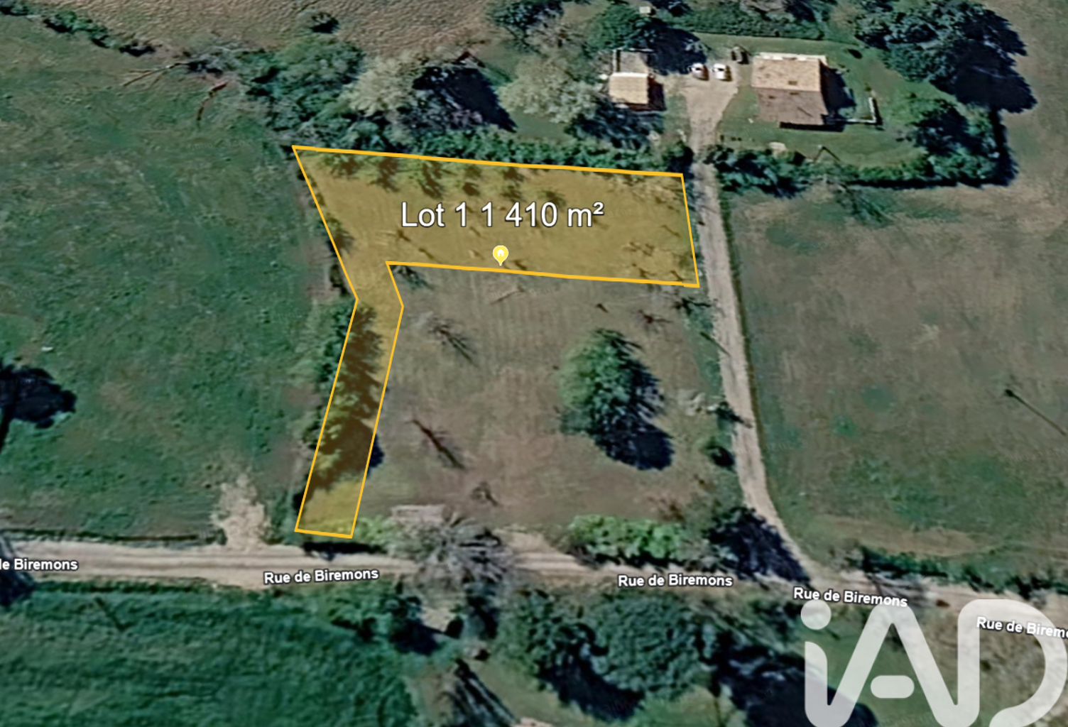 Vente Terrain à bâtir 1 410 m&sup2; — photo 1